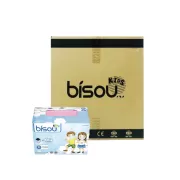 Khẩu Trang Y Tế 4 Lớp Bisou Kids Hồng